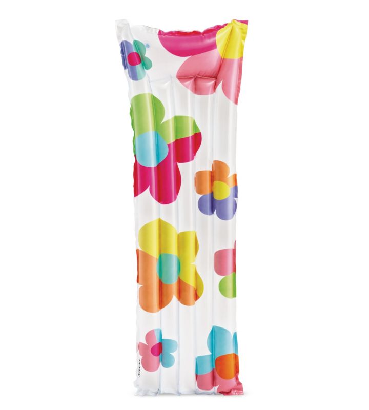 Dmuchany materac Intex do pływania plażowy 59720-11 kwiaty 1szt.