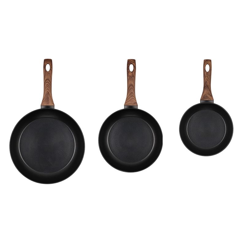 Zestaw patelni aluminiowych 3 szt.