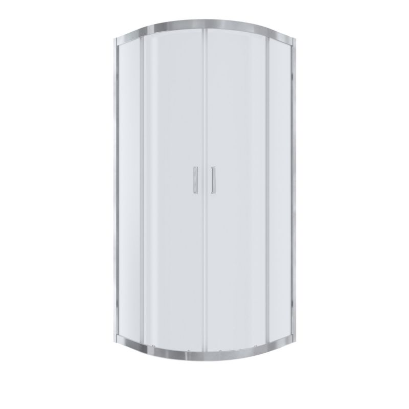 Kabina prysznicowa NAMELESS Durasan 80x80 chrom półokrągła wysoka 1szt.