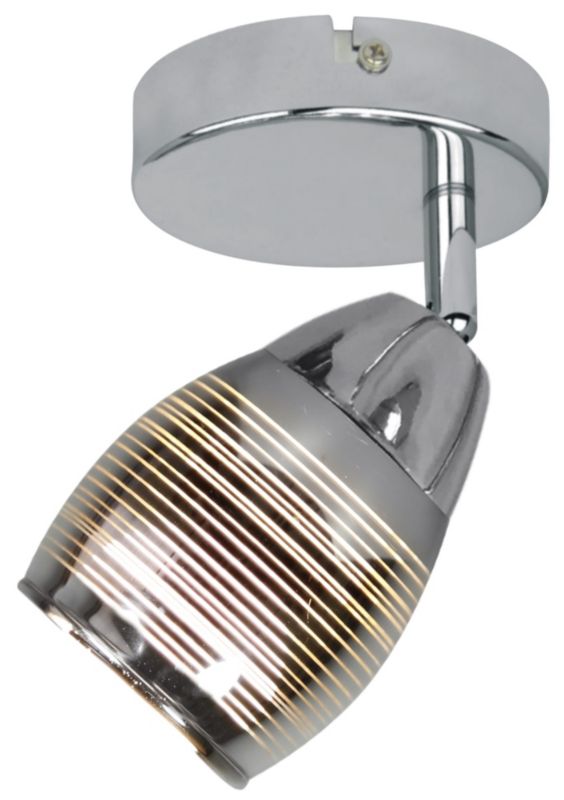 Kinkiet ścienny Candellux Milton chromowany 1 x E14 x 10W IP20 wym: 12 x 16 x 8 cm - 1 szt.