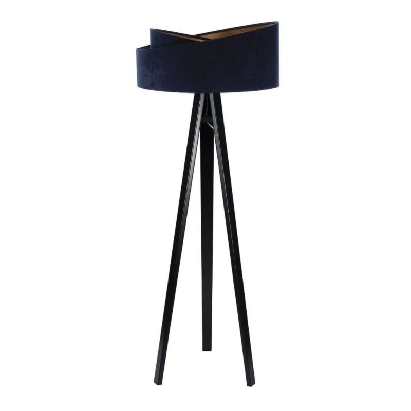 Lampa Bps Koncept stojąca GEMSTONE granatowa/złota/czarna 1 szt