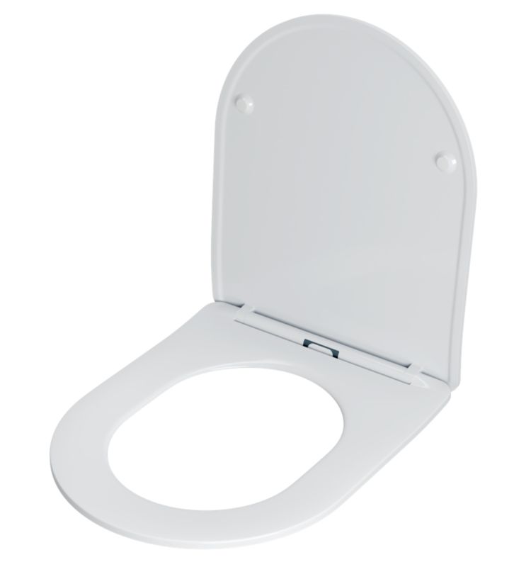 Deska Sedesowa WC Granitan Polipropylen Slim Wolnoopadająca Wypinana Biała Sopra 1 szt.