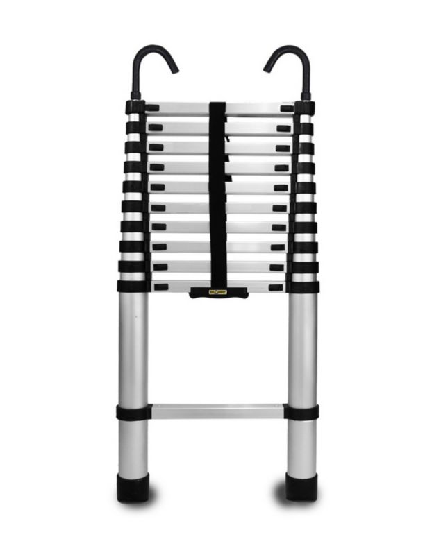 Drabina teleskopowa DRABEST aluminium z HAKAMI 11 stopni 3,2 m 1 szt.