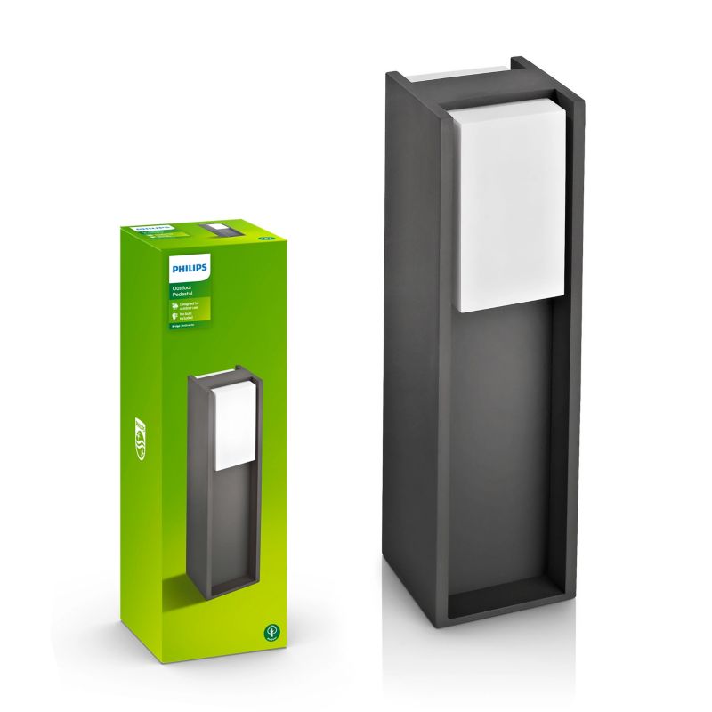 Słupek ogrodowy Philips BRIDGE E27 40cm antracytowy IP44 1 szt.