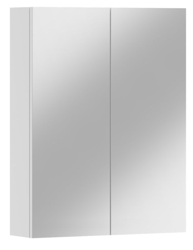 Szafka łazienkowa wisząca ANTICO 60 z lustrem biała