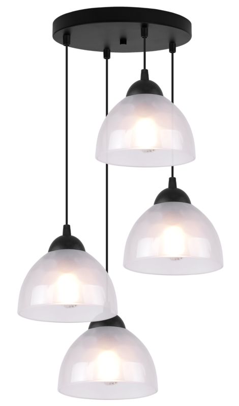 Lampa sufitowa wisząca Light Home LH Venice 4x E27 60W okrągły klosz mleczny 1szt.