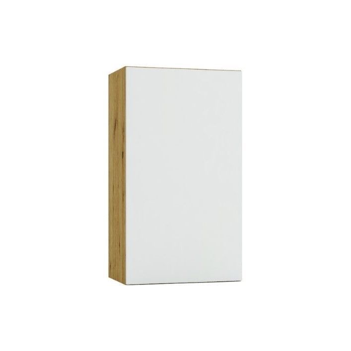 Szafka kuchenna wisząca Stolkar ISABEL W40 P/L szary mat/dąb artisan 1 szt