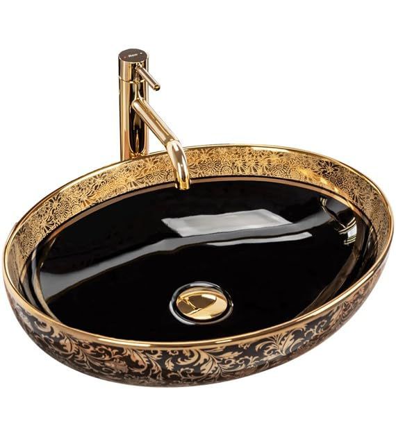 Umywalka nablatowa GTM Design Margot M1 Czarna 1 szt.