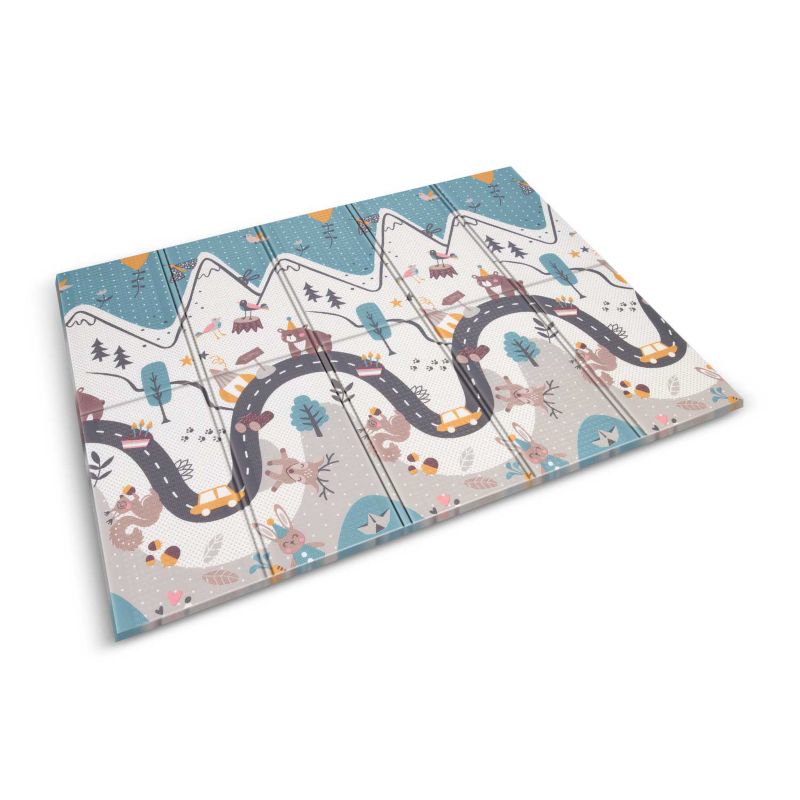 Mata piankowa edukacyjna Nukido składana dla dzieci duża 150x200 pianka XPE 1szt.