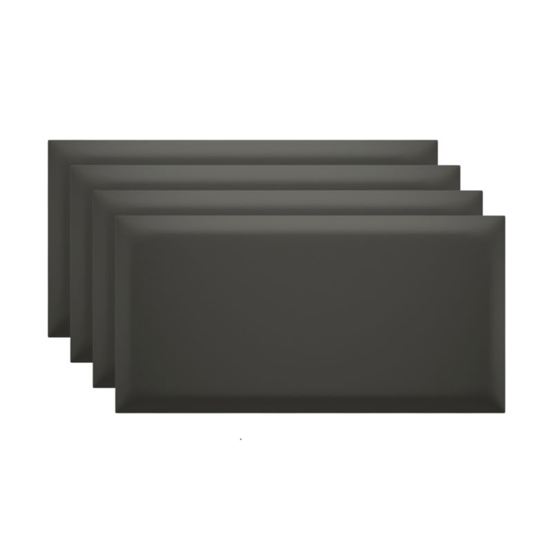 Panel ścienny tapicerowany Marbet Design SOFTLINE 60x30 cm RIVIERA95 szary 4 szt.