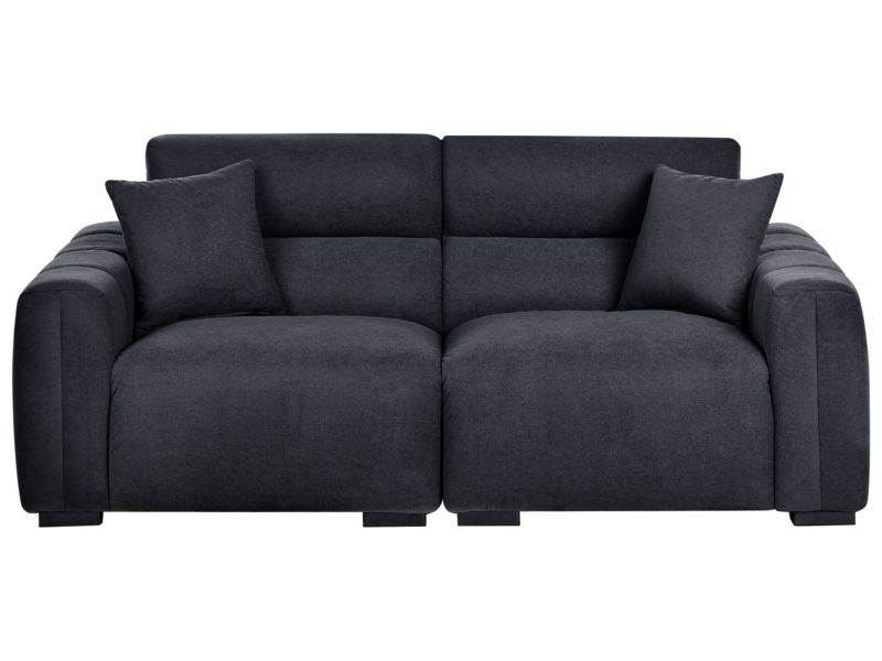 Sofa FAUSKAN Czarny dla 3 osób 1 szt.