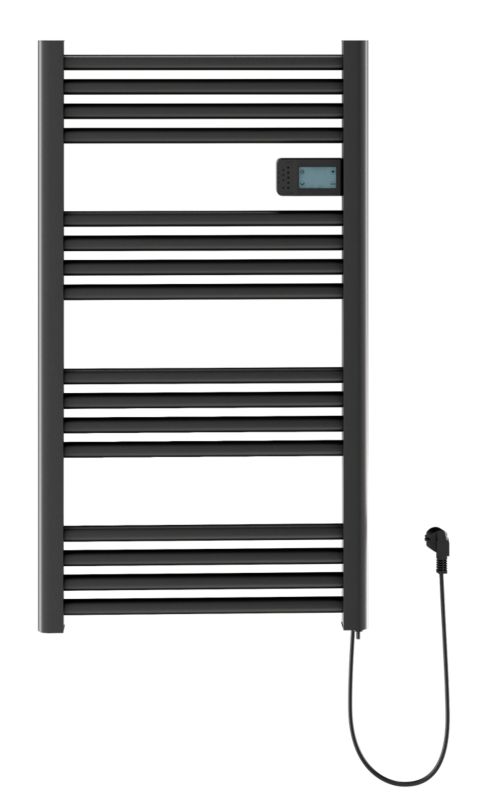 Grzejnik Elektryczny Wolnostojący Granitan Czarny 500W Kaloryfer Programator 3 Tryby 1kpl.