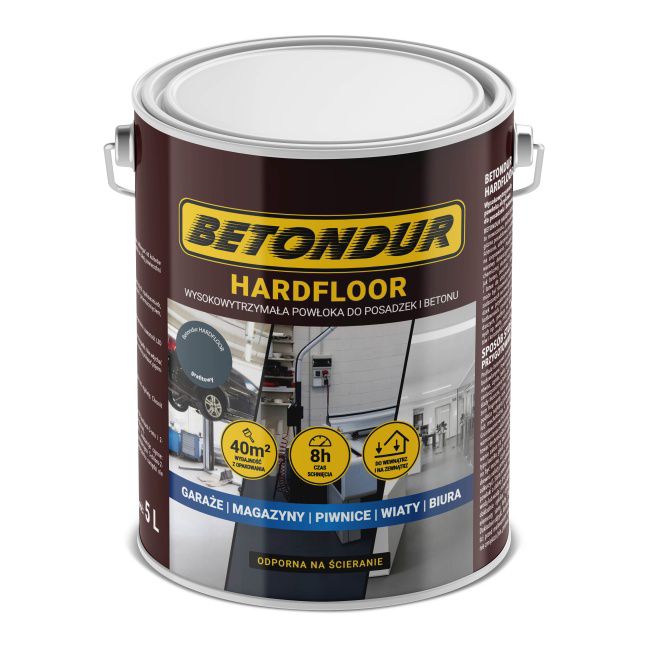 Farba do betonu Betondur Hardfloor grafitowa 5 l