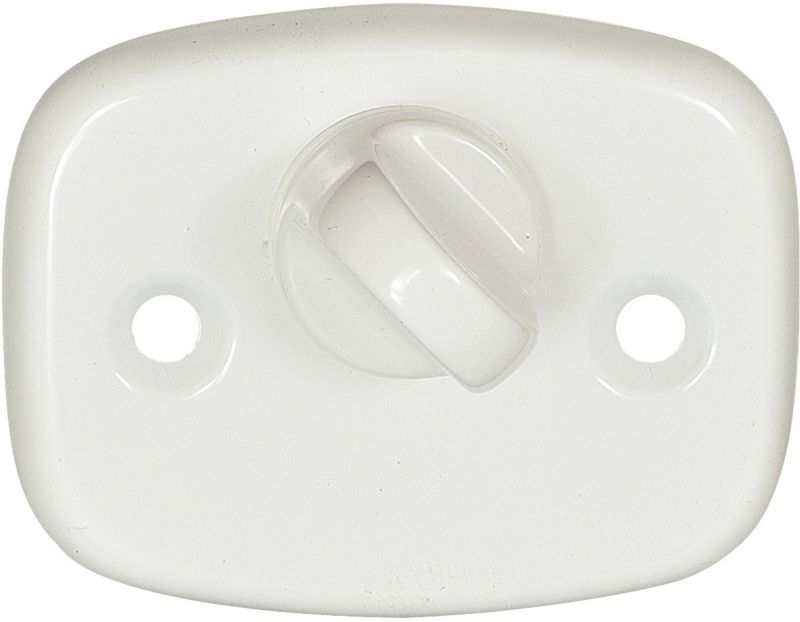 Blokada WC telewizorek aluminiowa biała