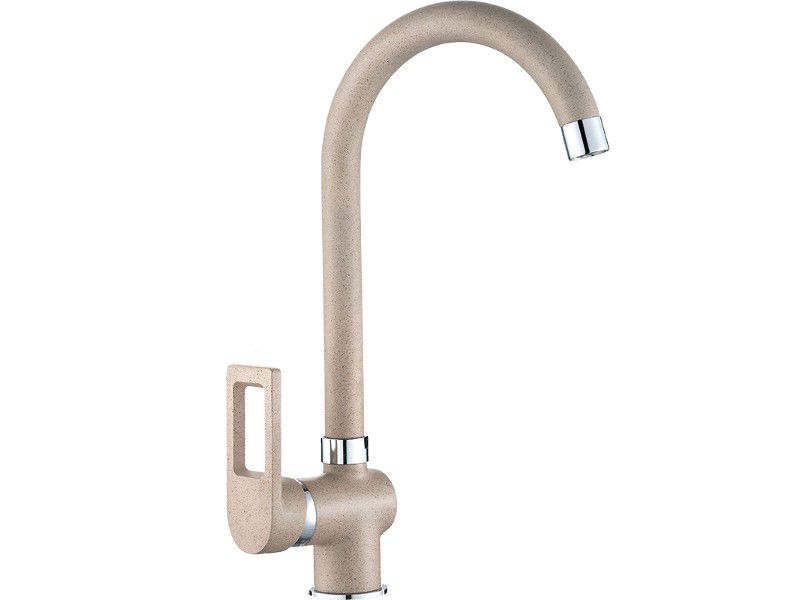 Bateria zlewozmywakowa Kuchinox Stojąca Kasja Ruchoma wylewka U Beżowa 1 szt.