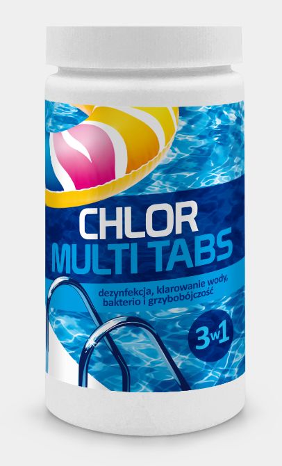 Chlor do basenu multi tabletki 1 kg