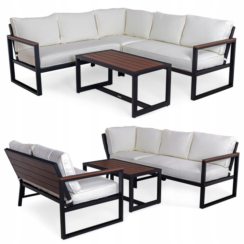 Zestaw mebli ogrodowych Sapphire Betti aluminiowy modułowy kpl