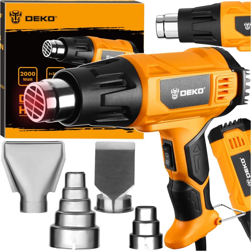 Opalarka elektryczna DEKO 2000W 380-600 stopni 1 kpl.