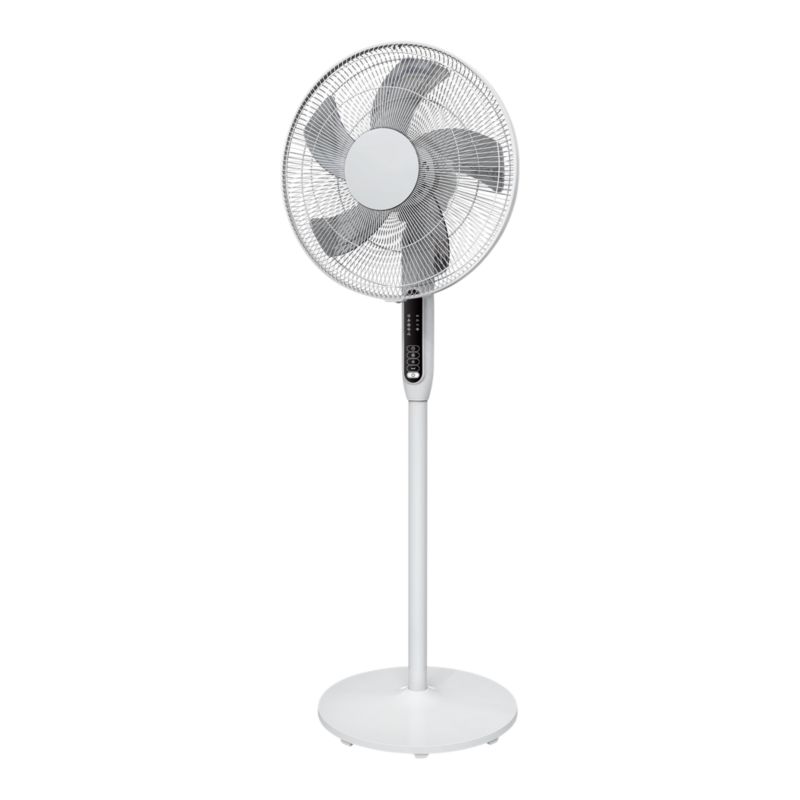 Wentylator stojący 40 cm z timerem biały