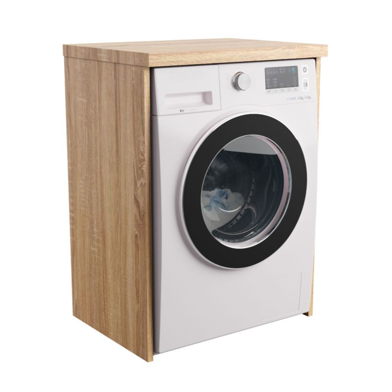 Szafka Łazienkowa SKXMeble Stojąca Na Pralkę Lucy Dąb Sonoma 90x66x50 1szt.