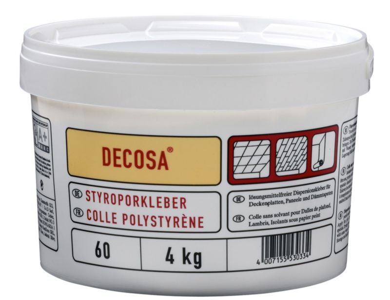 Klej do styropianu Decosa 4 kg 1 szt.