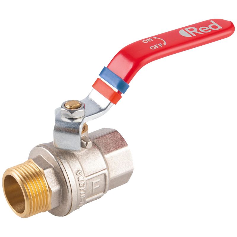 Zawór Ferro kulowy nakrętno-wkrętny z dźwignią 12.7 mm 1 szt.