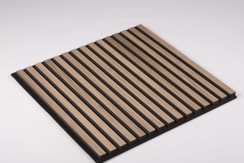 Panel ścienny Nordic Acoustics Panel akustyczny PREMIUM Kwadrat60 Amerykański Orzech 600x600mm 1 szt.