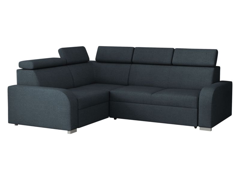 Narożnik z funkcją spania MIRJAN 24 Oslo 2rR1 80 atramentowy welur 1 szt.