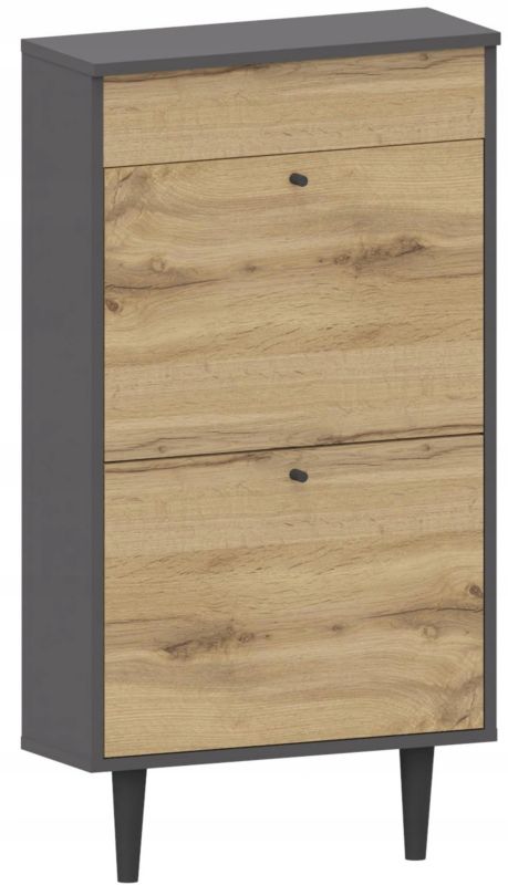 Szafka na buty Matkam komoda DOTTI 521 ufc antracyt-wotan 1 szt.