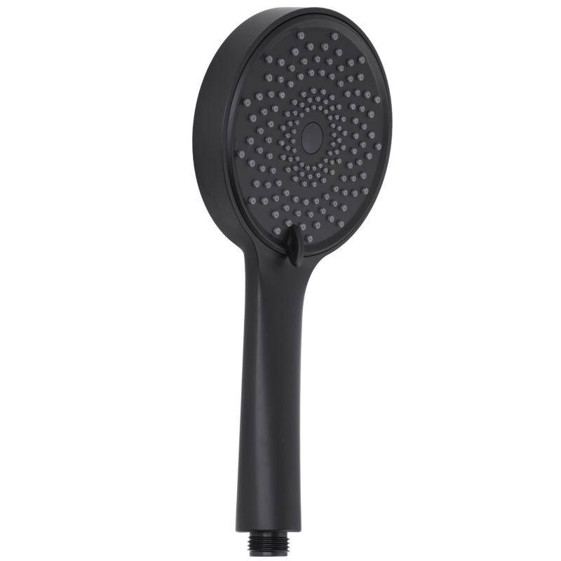 Słuchawka prysznicowa Yoka Home FANKI czarna 3 funkcyjna uniwersalna natryskowa - 1 szt.