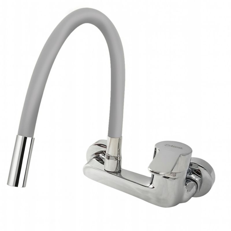 Bateria kuchenna ścienna Estiva Tyria Gray elastyczna szara/chrom 1 szt.