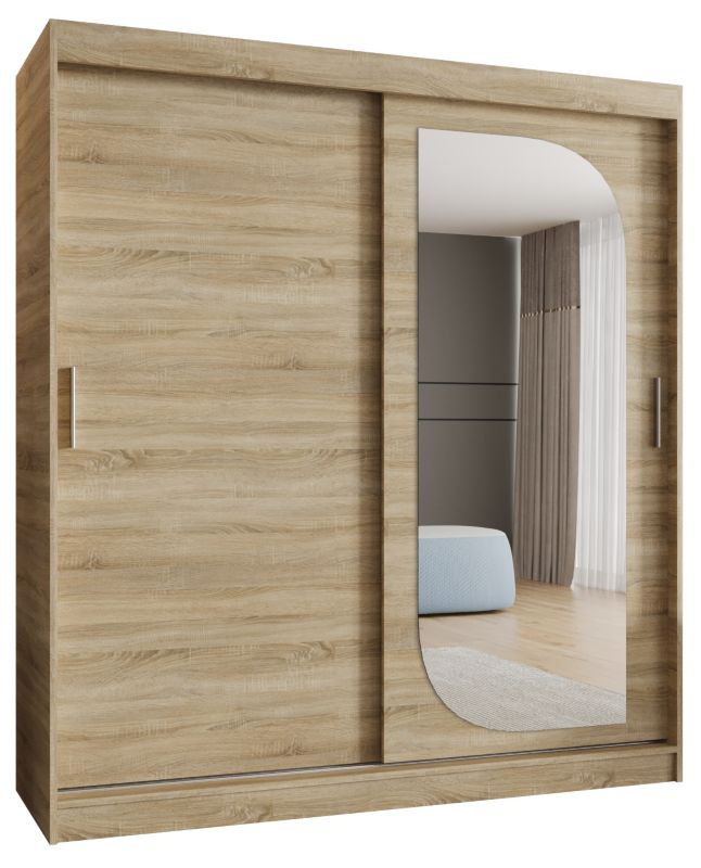 Szafa przesuwna Garderoba Abiks LUCY 180 dąb sonoma 1szt.