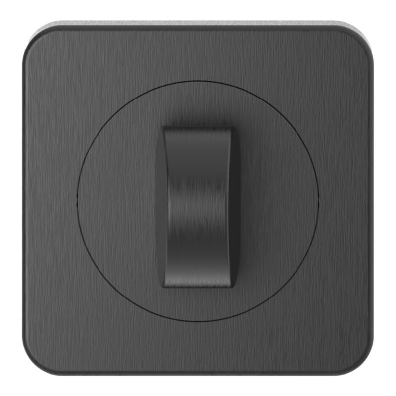 Szyld kwadratowy GoodHome Straight WC grafit mat