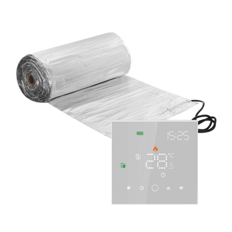 Zestaw mat grzewczych pod panele Mission Air MAL-160 10m² + Leo Biały 1szt