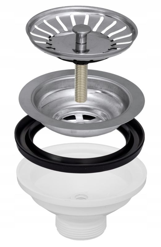 Syfon Korek Sitko Do Zlewozmywak Granitan Koszyk Śruba 4 cm 1 szt.