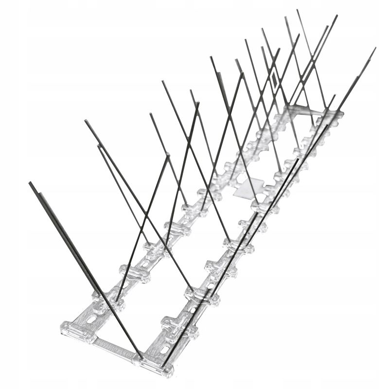 Kolce przeciw ptakom 4ROOF 35,5 cm - 2 sztuki na ptaki dwurzędowe szerokie skuteczne bezpieczne ochrona 1 komplet