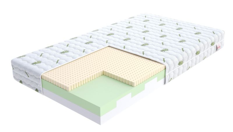 Materac piankowy FDM BONANZA 90x200 lateks, pianka wysokoelastyczna i poliuretanowa T25 1 szt.
