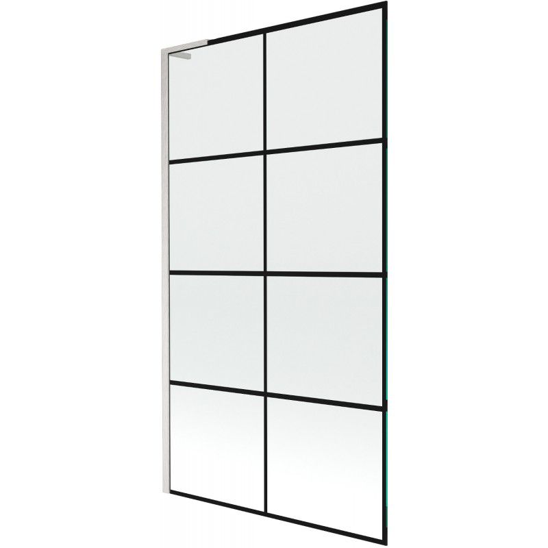 Parawan nawannowy Mexen Next L czarny wzór 100x150 cm 1 szt.