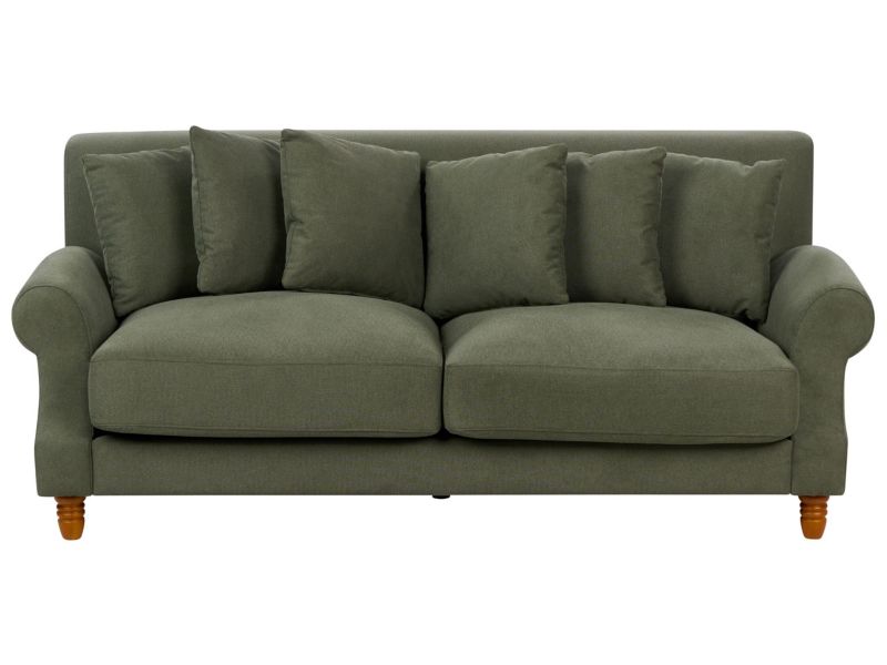 Sofa Eike Ciemnozielony dla 2 osób 1 szt.