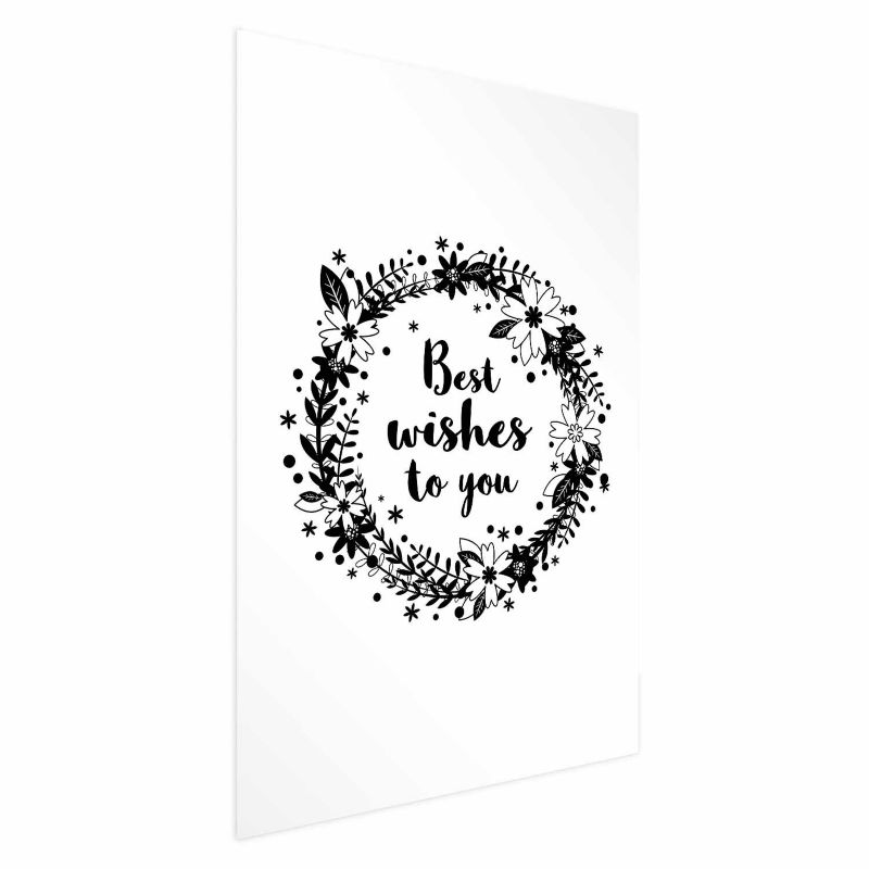 Plakat Artgeist Best wishes 60x90 cm bez ramy 1 szt