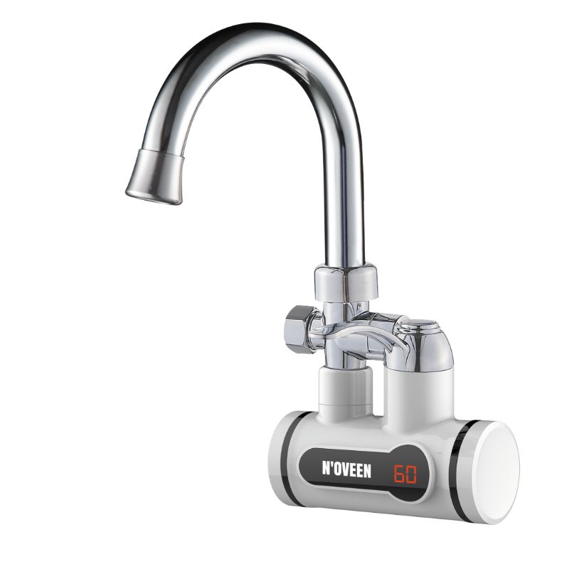 Przepływowy podgrzewacz wody naścienny, N'oveen, biały, 1 szt