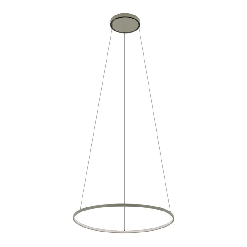 Lampa wisząca Nowodvorski Lighting Circolo M 4035 oliwkowo-biała ring wbudowany LED 21W 1 szt.