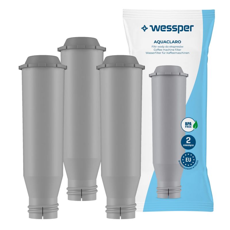 Filtr wody, Wessper, do ekspresu Krups Nivona, zamiennik, węglowy, 3szt