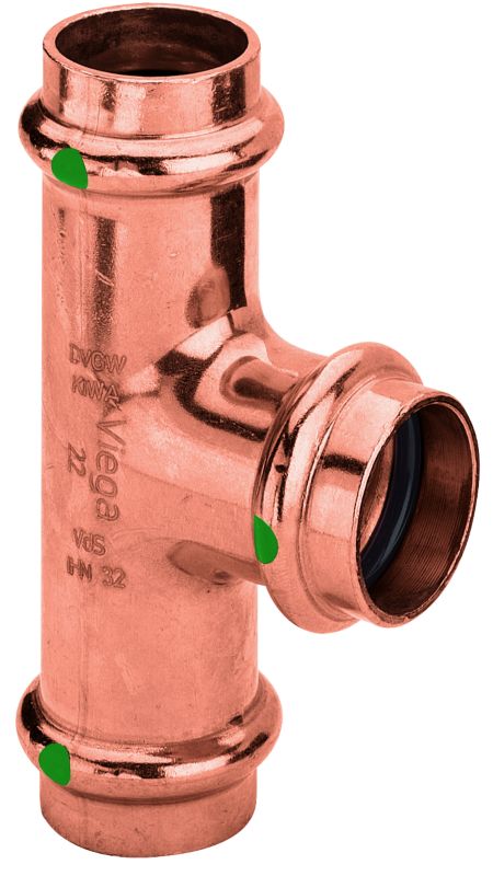 Trójnik Viega 28x22x28 mm Profipress W 1 szt.