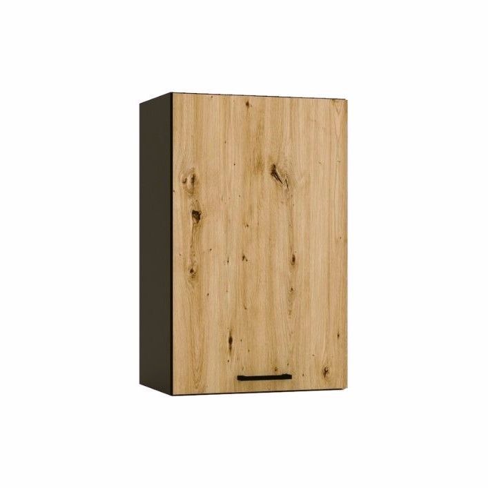 Szafka kuchenna wisząca Stolkar ANIKA W45 P/L grafitowa/dąb artisan 1 szt