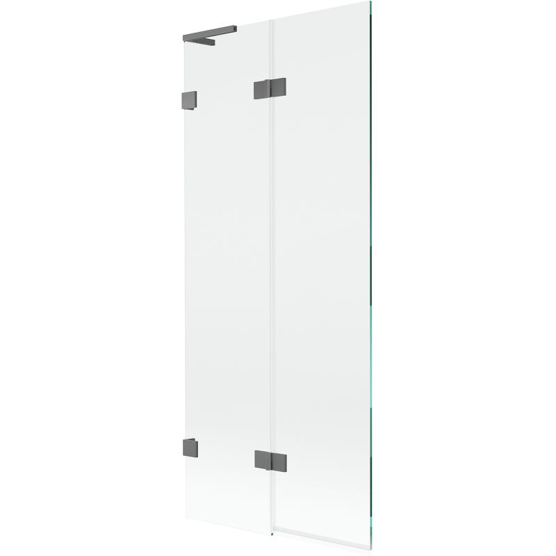 Parawan nawannowy 2-skrzydłowy Mexen Lunar L gun metal 80x150 cm 1 szt