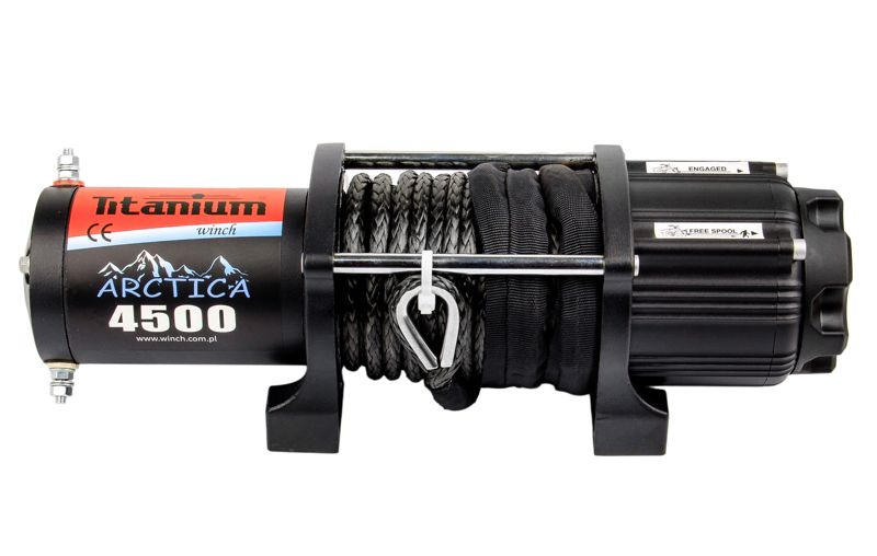 Wyciągarka TITANIUM WINCH elektryczna 4500 lbs ATV Arctica 2040kg 1szt.