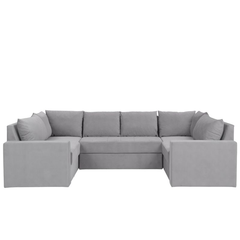 Narożnik z funkcją spania MIRJAN 24 Denver Plus jasny szary 1 szt.