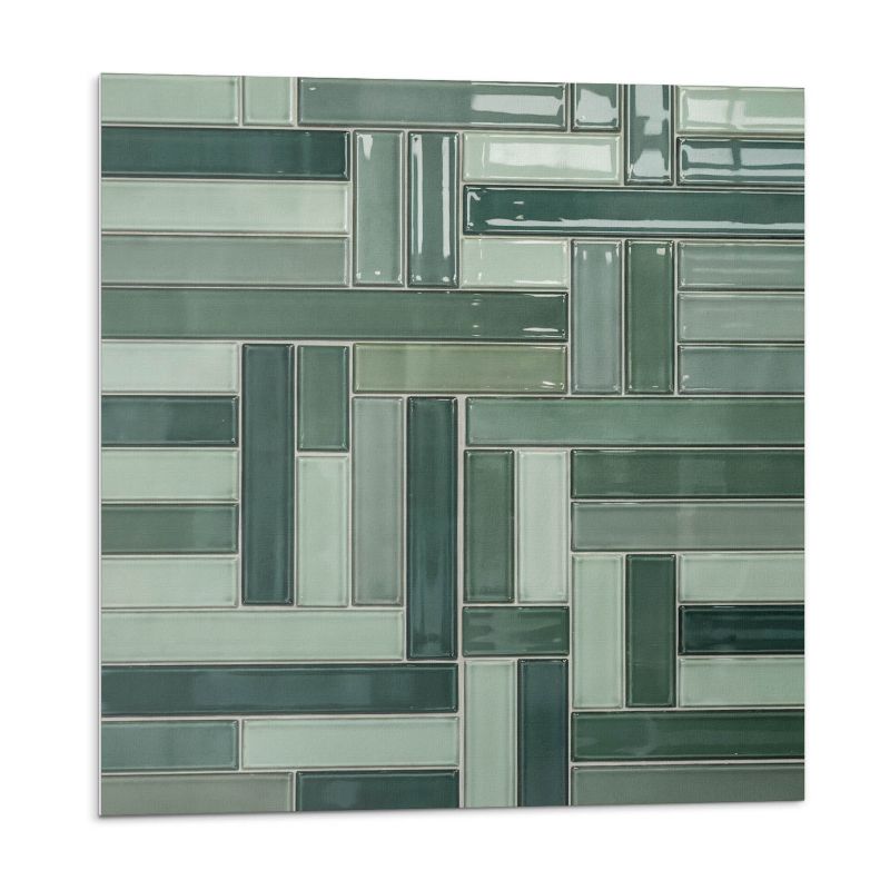 Kafelki samoprzylepne Wallfluent 50x50 cm Wzór prostokątnych mozaik 4 szt.