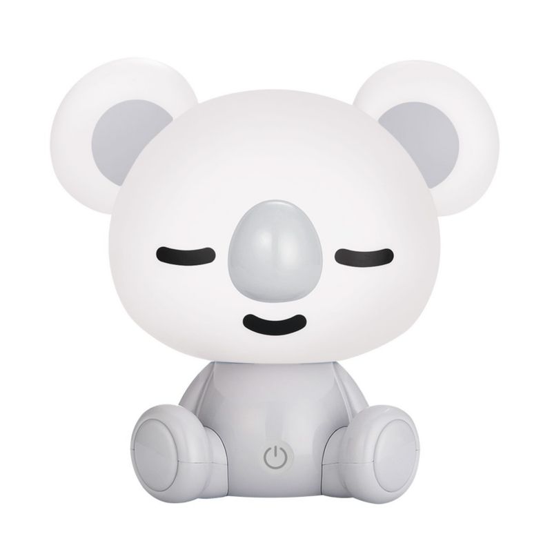 Lampa stołowa Zuma Line Koala szaro-biała LED 3W 4000K 93lm IP20 wym: 26 x 18 x 26 cm tworzywo sztuczne - 1 szt.